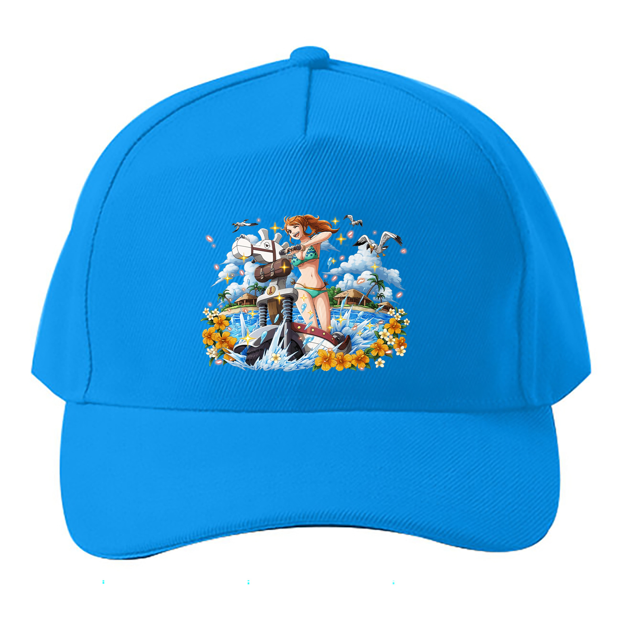 （画像用） ワンピース ナミ ONE PIECE Nami ベースボールキャップ 綿100％ 男女兼用 帽子 スポーツ